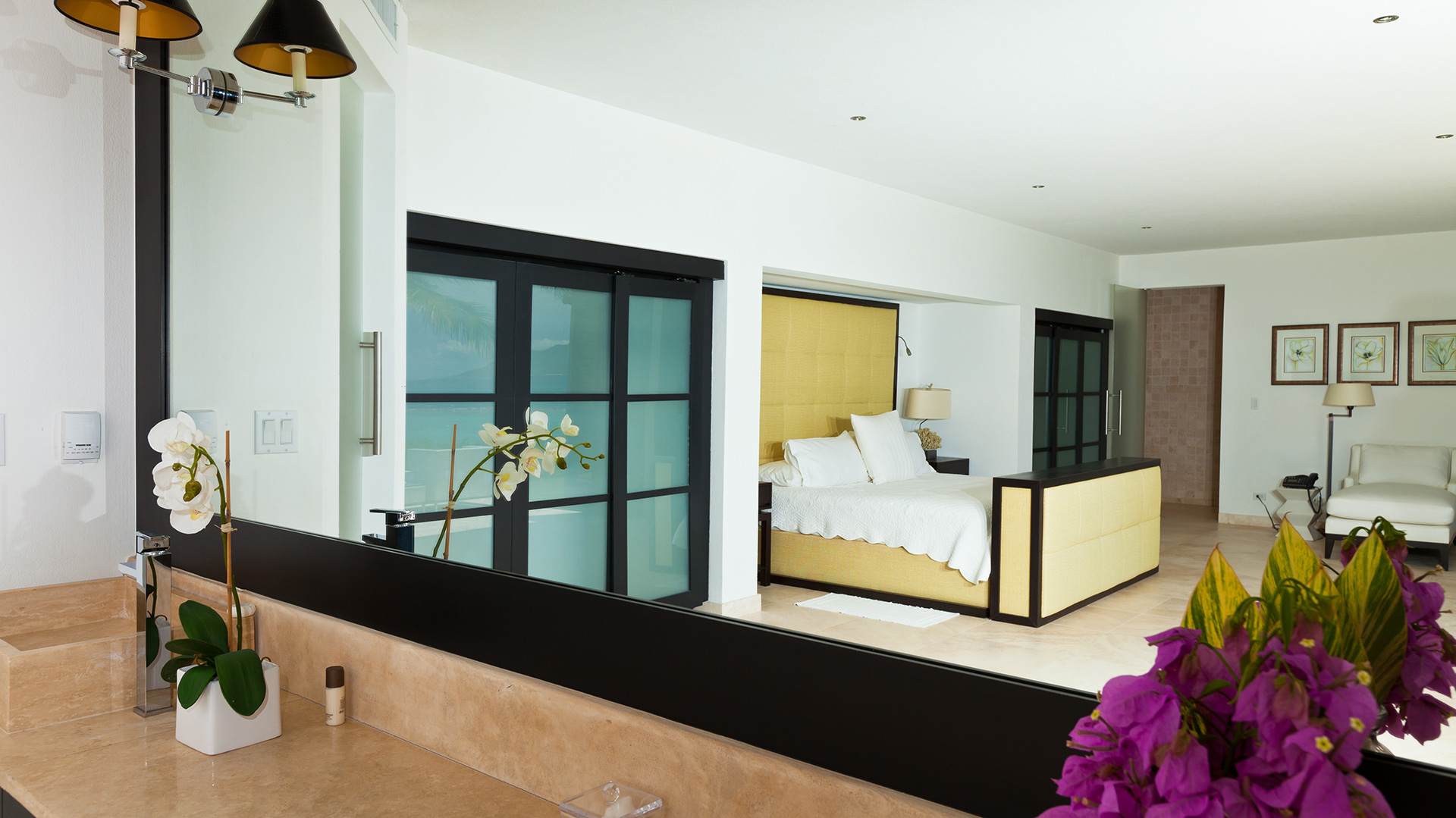 Each master suite offers tasteful and elegant interiors making Le Bleu Villa a sophisticated property.
